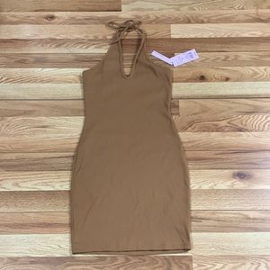 Women XS halter dress bathing suit bottom crop top bundle